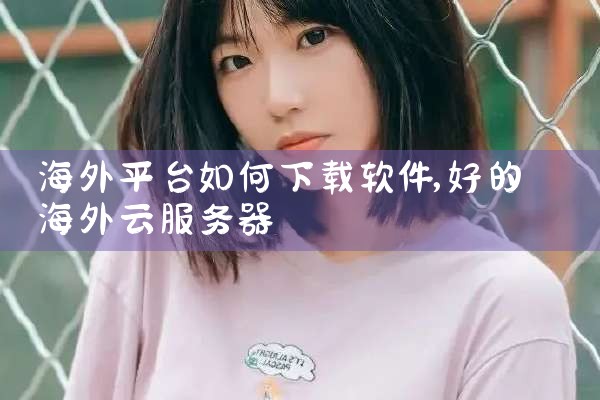 海外平台如何下载软件